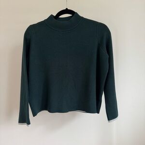 Topshop Forest Green Knit Sweater